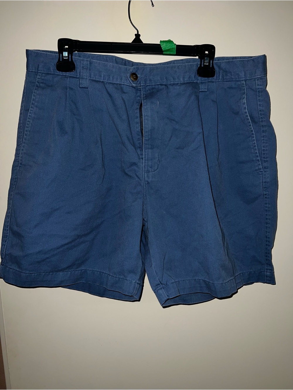 Men's Classic Blue Cotton Shorts 38